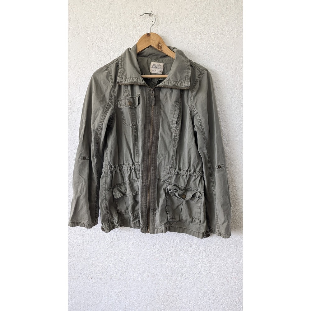 Ashley by 26 International Olive Green Utility Jacket Medium 12396-RTA
